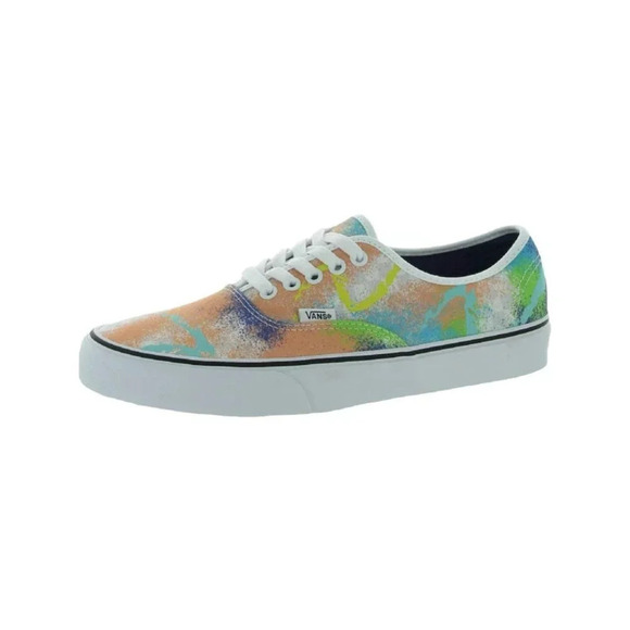 VANS Authentic Retro Mart Multi-Color Canvas Lace-up Sneakers Mens 5.5/Women's 7 - Picture 1 of 7